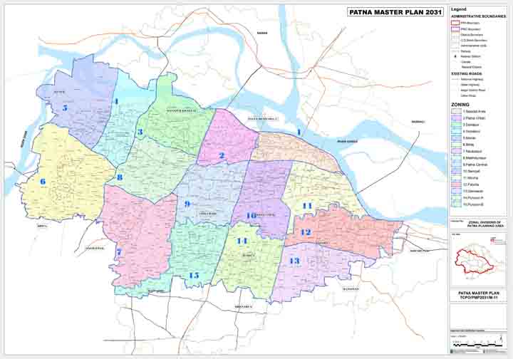Patna Master Plan 2031 - PLANNING AREA MAPS